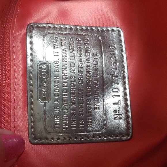 Coach Poppy Petal Floral Rocker Large Shoulder Bag - Picture 16 of 17